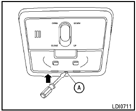 Map light (if so equipped)