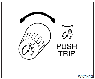 The instrument cluster illuminates when the ignition