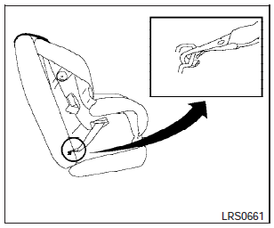 Latch webbing-mounted attachment