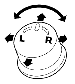 The outside mirror remote control only operates