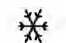 Low Outside Temperature warning showing a snowflake icon next to a thermometer on the Nissan Versa digital display