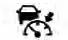 Intelligent Cruise Control ICC distance tracking and speed indicator graphic on the Nissan Versa driver display