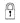 Lock icon button