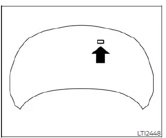 Air conditioner system refrigerant and oil specification label under the hood of the Nissan Versa