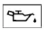 Red engine oil pressure alert icon showing an oil can with a dripping droplet