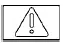 Yellow master warning light showing an exclamation mark in a triangle