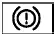 Red circular brake system warning symbol showing an exclamation mark inside a circle on the Nissan Versa display
