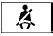 Red front passenger seat belt warning light showing a buckled occupant and a warning chime
