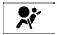Red supplemental air bag warning light showing a seated passenger and an inflated air bag outline