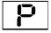 Yellow Continuously Variable Transmission position indicator showing current gear position