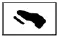 Yellow engine start operation indicator light depicting a foot on a brake pedal next to a key symbol