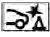 Yellow Rear Automatic Braking system warning light displaying a rear collision scenario icon on the Nissan Versa