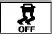 Yellow Vehicle Dynamic Control OFF warning light showing VDC text and OFF beneath it