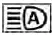 Green High Beam Assist indicator light depicting a headlight with an A letter symbol inside