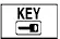 Green Nissan Intelligent Key system indicator light representing key recognition inside the vehicle cabin