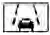 Green Lane Departure Warning system active status indicator light on the Nissan Versa dashboard