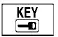 Green NISSAN Intelligent Key battery or status warning light on the dashboard
