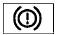 Red circular brake system warning symbol displaying an exclamation mark inside a circle on the Nissan Versa dashboard