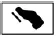 Yellow engine start operation indicator light showing a foot pressing on a brake pedal inside the Nissan Versa