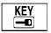 Yellow Nissan Intelligent Key warning light displaying a key silhouette with signal waves on the cluster