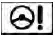 Yellow power steering system warning light displaying a steering wheel beside an exclamation mark on the Nissan Versa instrument cluster