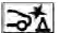 Yellow Rear Automatic Braking RAB system warning light displaying a rear collision scenario on the Nissan Versa dashboard