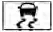 Yellow slip indicator light showing a vehicle losing traction on a slippery road surface inside the Nissan Versa dashboard