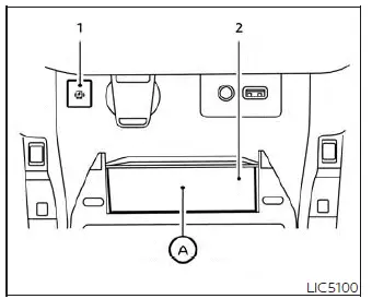 Wireless charging pad layout in the front storage bin of the Nissan Versa center console