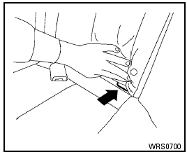 LATCH lower anchor location