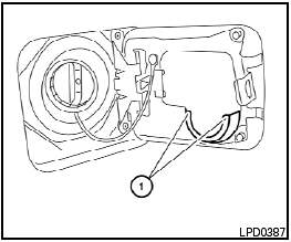 To remove the fuel-filler cap.