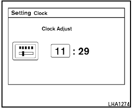 Clock adjust: