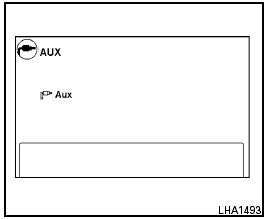 AUX button: