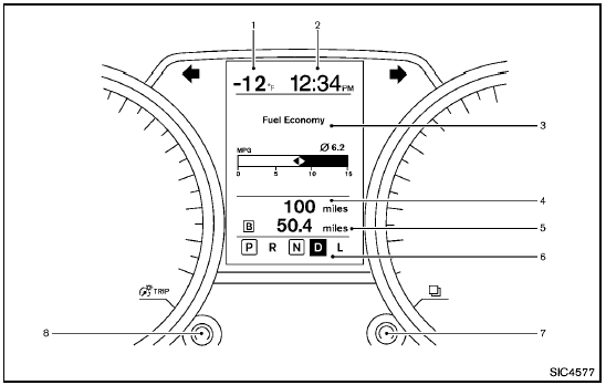 1. Outside temperature