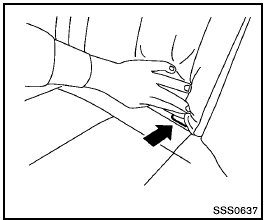 LATCH lower anchor location