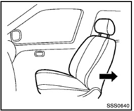 Forward-facing (front passenger seat) — step 1