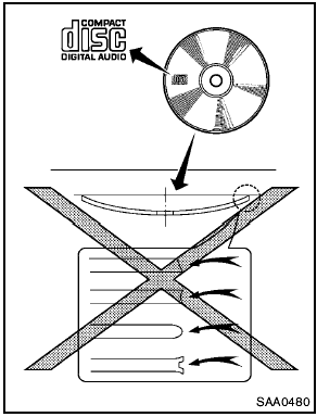 - Do not force a compact disc into the CD