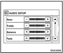 Audio setup