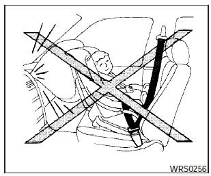 Rear-facing child restraint installation using the seat belts