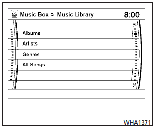 Music Box menu