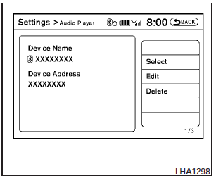 6. The Device Name and Device Address are