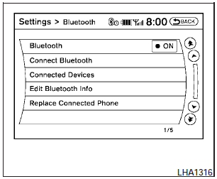 To set up the Bluetooth Hands-Free Phone