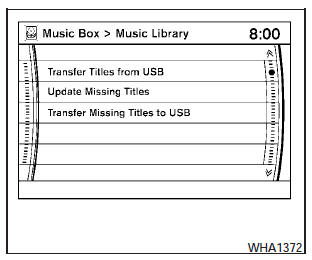 Music Box settings