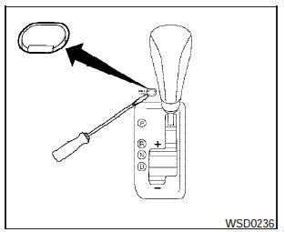 Shift lock release