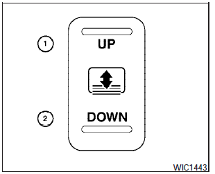 The rear sun shade operates when the ignition