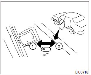 Child safety locks help prevent the rear doors