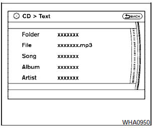 -Album displays the ID3 encoded tag of the