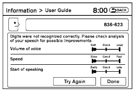To initiate a practice session, access the User