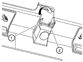 2. Rotate the cover in the direction shown,