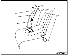 Center armrest (if so equipped)