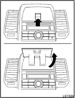 Instrument panel storage (if so equipped)